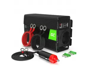 Invertor de tensiune 12V la 230V 500W INV03DE Greencell