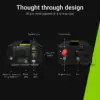 Invertor de tensiune 12V la 230V 500W INV03DE Greencell - imagine 5