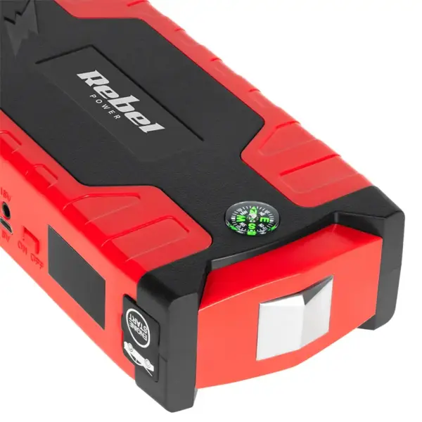 Jump Starter 10000mAh Rebel + Power Bank si Compresor auto URZ0967 - imagine 2