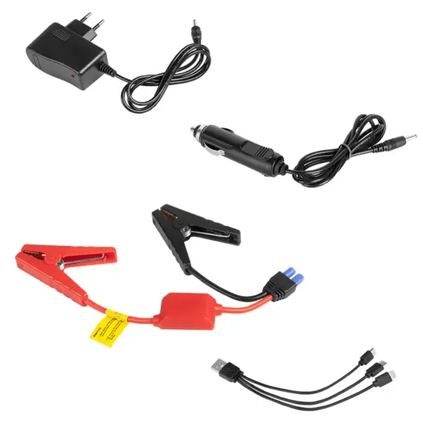 Jump Starter 10000mAh Rebel + Power Bank si Compresor auto URZ0967 - imagine 4