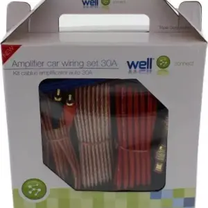 Kit cabluri amplificator auto 30A Well