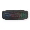 Kit Gaming cu fir 4 in 1 tastatura Casti Mouse MousePad Nedis - imagine 5