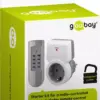 Kit priza cu telecomanda 30m 5A 1100W Goobay - imagine 3