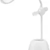 Lampa de birou cu ventilator Acumulator si Suport de pixuri alba Goobay