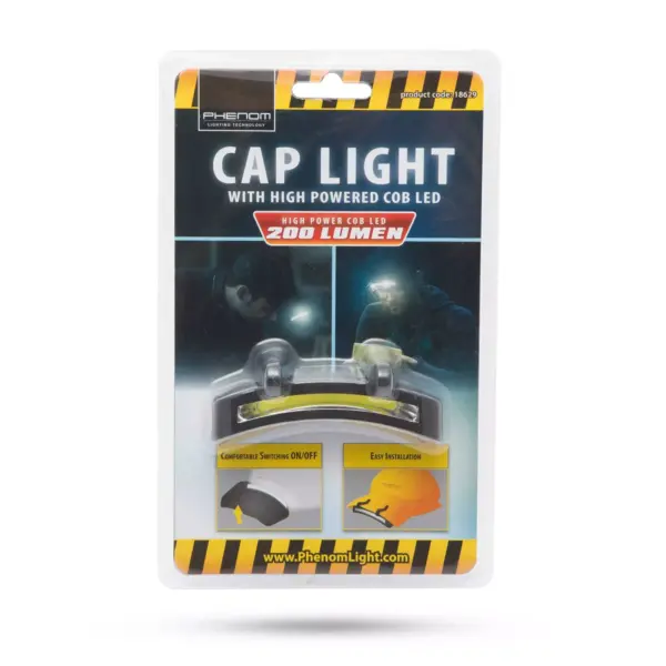 Lampa lanterna de cozoroc pentru sapca tip baseball LED 3W 200lm Phenom - imagine 6
