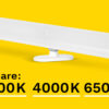 Lampa LED 1.5W 90lm 3000K 4000K 6000K Rotativa Senzor miscare Acumulator 800mAh Rebel ZAR0549 - imagine 10