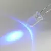 LED 5mm ultraviolet 3-3.8V λd 380-390nm 15° 20mA 8÷10mW Montare THT OPTOSUPPLY OSV3SL5111A - imagine 2