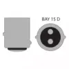 LED de frana 12V 18 LED SMD alb 290lm BAY15D Carguard - imagine 2