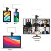 Lumina 140 LED pentru fotografii /selfie /videoclipuri 140 baterie USB 3100mAh 2500-9000K W140 RGB - imagine 3