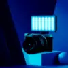Lumina 140 LED pentru fotografii /selfie /videoclipuri 140 baterie USB 3100mAh 2500-9000K W140 RGB - imagine 6