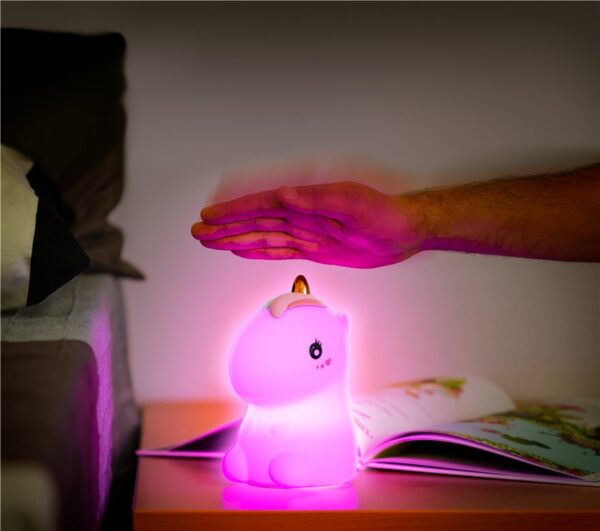 Lumina de noapte cu LED Unicorn 7 culori 3 moduri lumina cu acumulator Goobay 61649 - imagine 16
