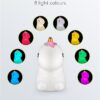 Lumina de noapte cu LED Unicorn 7 culori 3 moduri lumina cu acumulator Goobay 61649 - imagine 10
