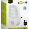 Lumina de noapte LED 1.1W alb rece 6400K cu detector de miscare 5m PIR 230V alb 96500 Goobay - imagine 2