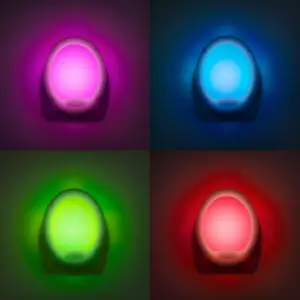 Lumina de veghe LED colori alternante 7 LED 8x10cm PHENOM