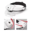 Lupa de cap cu iluminare 2x LED cu lentila dubla 1x 1.5x 2x 2.5x 3.5x HANDY - imagine 4