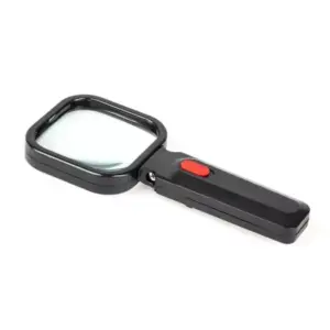 Lupa mana 80x80mm 3D 4x LED Kemot