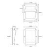 Maner boxa 210x160x55mm - imagine 2
