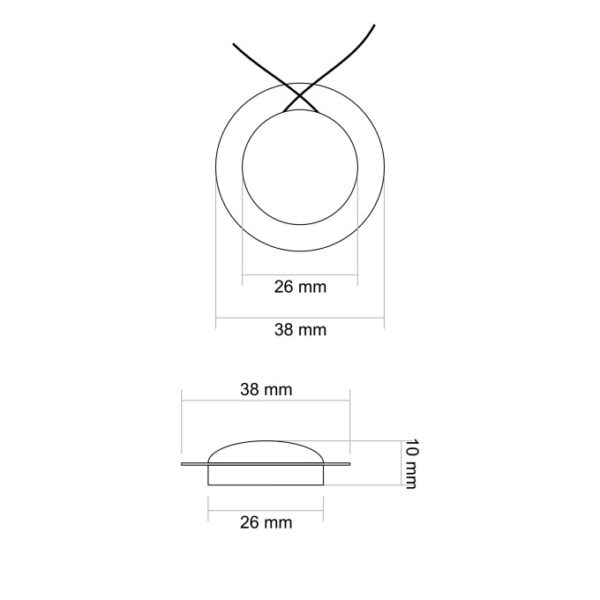 Membrana de rezerva diafragma pentru tweeter 33509 38x26x10 mm 33594 - imagine 2