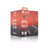 Microfon de birou NGS MS115 3.5 mm 1.5m gat metalic flexibil negru - imagine 3