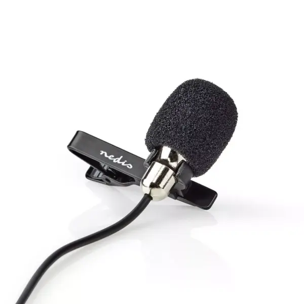Microfon lavaliera cu clip Nedis 3.5 mm Metal - imagine 4