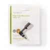 Microfon mini jack 3.5 mm negru Nedis - imagine 3
