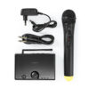 Microfon wireless Nedis 1 canal cu autonomie receptor 5 ore negru - imagine 2