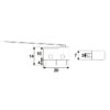 Microinterupator 1 circuit 5 2A 250V ON-ON cu lamela 50mm 20x10x7mm - imagine 3