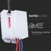 Mini senzor de miscare 6m 230V 400-800W 37x26x56 mm V-TAC SKU-5082 - imagine 5
