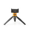 Mini trepied ajustabil pentru fixarea telefonului mobil Max 1.5kg 16cm negru/portocaliu Nedis ACMT10BK - imagine 2