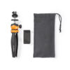 Mini trepied ajustabil pentru fixarea telefonului mobil Max 1.5kg 16cm negru/portocaliu Nedis ACMT10BK - imagine 12