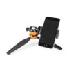 Mini trepied ajustabil pentru fixarea telefonului mobil Max 1.5kg 16cm negru/portocaliu Nedis ACMT10BK - imagine 8