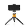 Mini trepied ajustabil pentru fixarea telefonului mobil Max 1.5kg 16cm negru/portocaliu Nedis ACMT10BK - imagine 9