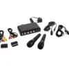 Mixer karaoke cu 2 microfoane negru Konig - imagine 4