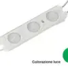 Modul 3 LED-uri 12V 1.5W 150lm SMD2835 verde P67 V-TAC - imagine 2