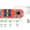 Modul protectie incarcare 5x 18650 25A Balansat - imagine 2