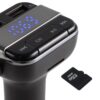 Modulator FM 5in1 difuzor BT +modulator FM +incarcator rapid USB dublu +player muzica +voltmetru baterie auto - imagine 2