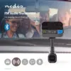 Modulator FM Nedis Bluetooth MicroSD Hands-Free Control vocal 2x USB - imagine 2