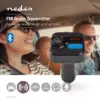 Modulator FM Nedis Hands-Free Bluetooth MicroSD Control vocal 2x USB - imagine 2