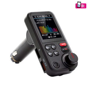 Adaptor 12V-24V USB 2.1A QC3.0 cu montare in locul brichetei auto cu voltmetru