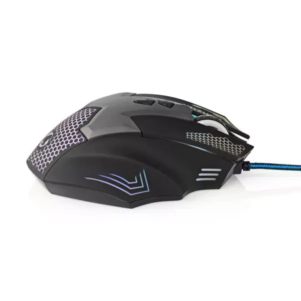 Mouse Gaming cu fir iluminat 2400DPI 7 butoane Nedis - imagine 7