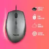 Mouse optic cu fir NGS Moth Gray 1600dpi silent click adaptor USB-C gri - imagine 2