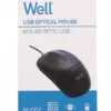 Mouse optic Well MU002 USB negru - imagine 3