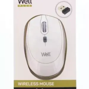 Mouse wireless Well MWP201 alb