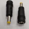 Mufa adaptoare alimentare DC 2.5x5.5 mm mama la 5.5x1.7 mm tata
