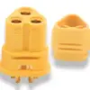 Mufa alimentare DC MT30 mama 3 pini pe cablu lipite 15A 500V AMASS MT30-F - imagine 2