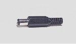 Mufa alimentare DC tata pe cablu 5.5x2.5 mm negru GBC 29.0486.10