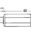 Mufa alimentare DC tata pe cablu 6.3x1.3 mm cu protectire cablu negru GBC 29.0483.00 - imagine 2