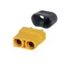 Mufa alimentare DC XT60 mama 2 pini pe cablu cu lipire 30A 500V AMASS XT60H-F - imagine 3