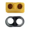 Mufa alimentare DC XT60 mama 2 pini pe cablu cu lipire 30A 500V AMASS XT60H-F - imagine 4