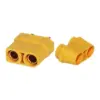 Mufa alimentare DC XT90 mama PIN 2 pe cablu lipite 40A 500V AMASS